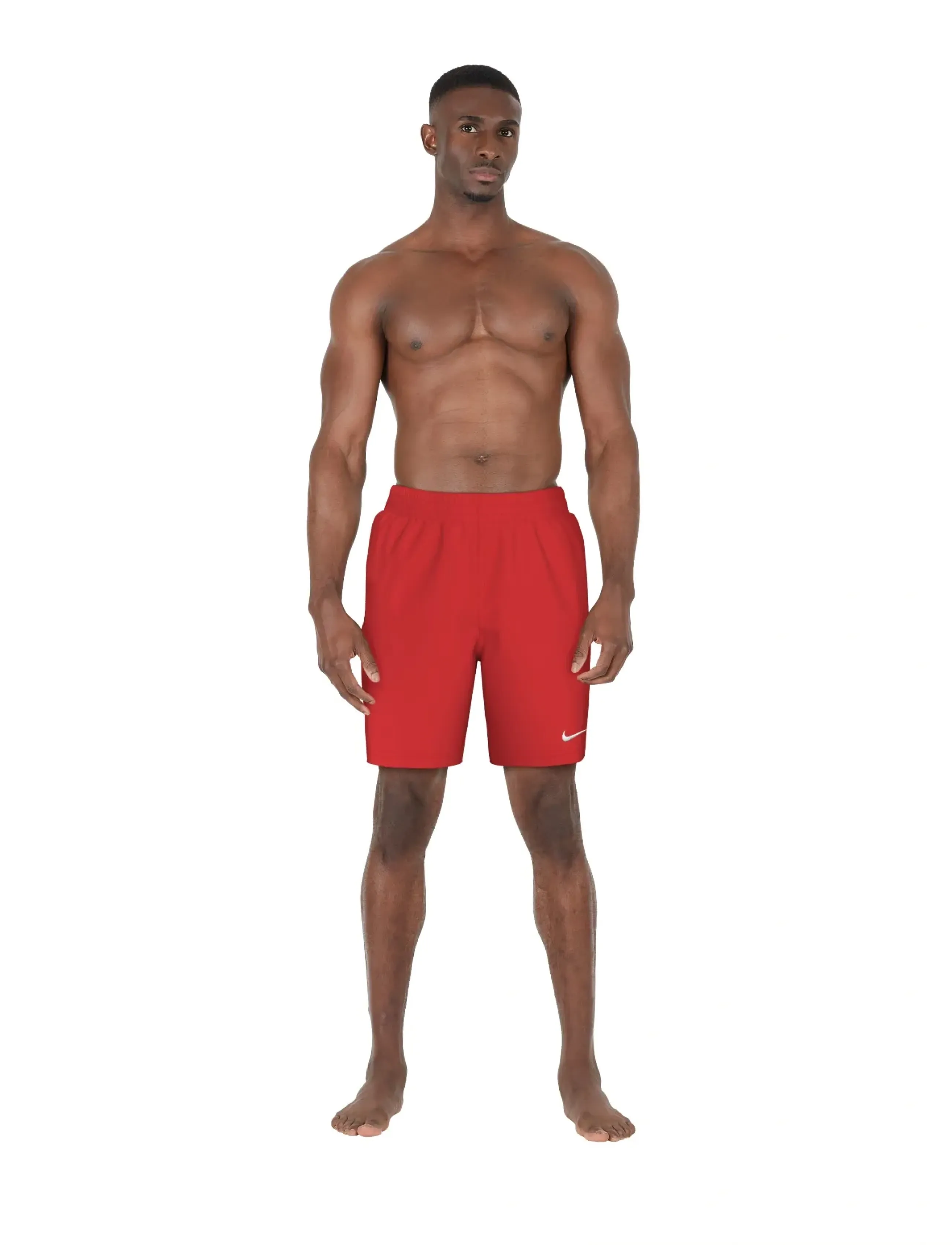 NIKE SWIM - Nike Essential Lap 7" Volley Short - badehosen - university red - 4