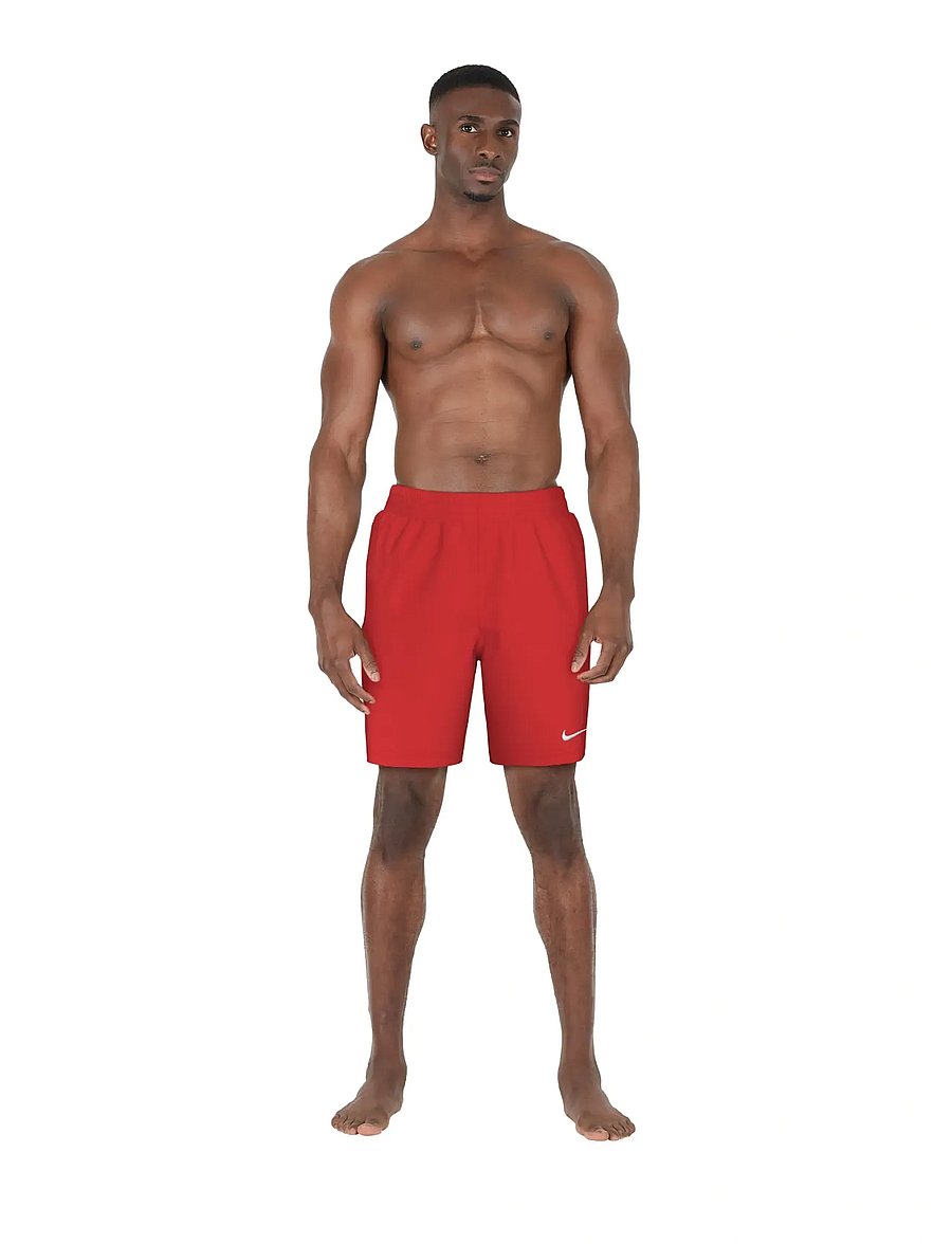 NIKE SWIM - Nike Essential Lap 7" Volley Short - badehosen - university red - 4