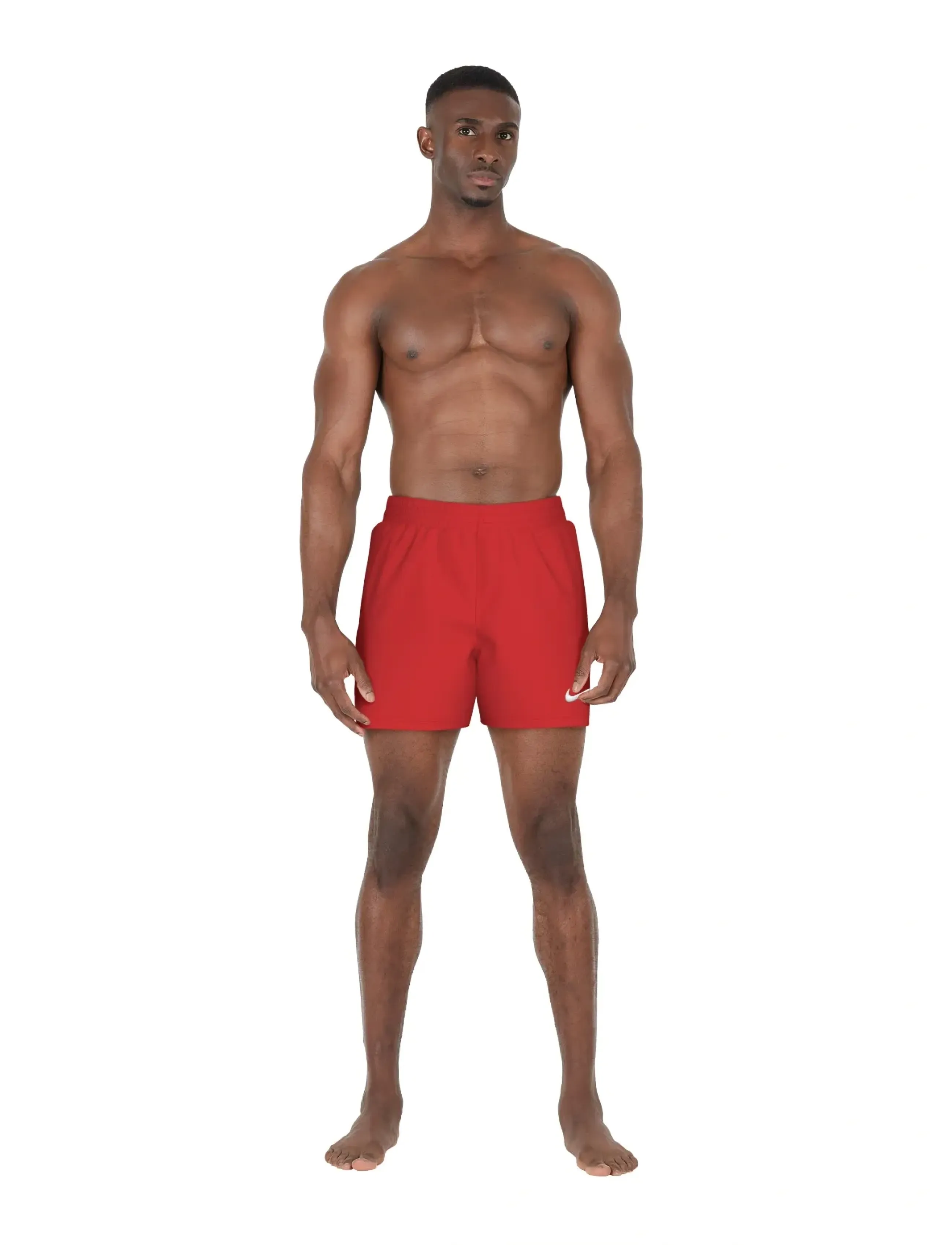 NIKE SWIM - Nike Breaker Essential 5" Volley Short - lühikesed ujumispüksid - university red - 4