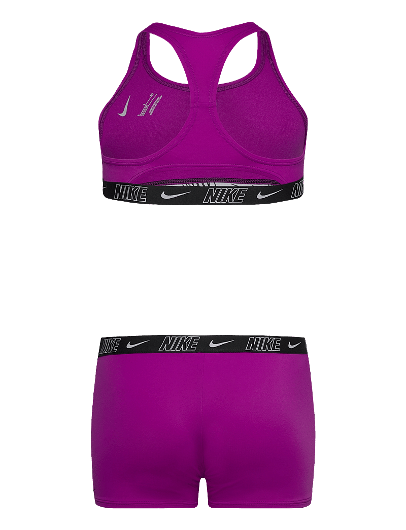 NIKE SWIM - Nike Logo Tape Racerback Short Set - bikini - vivid purple - 1
