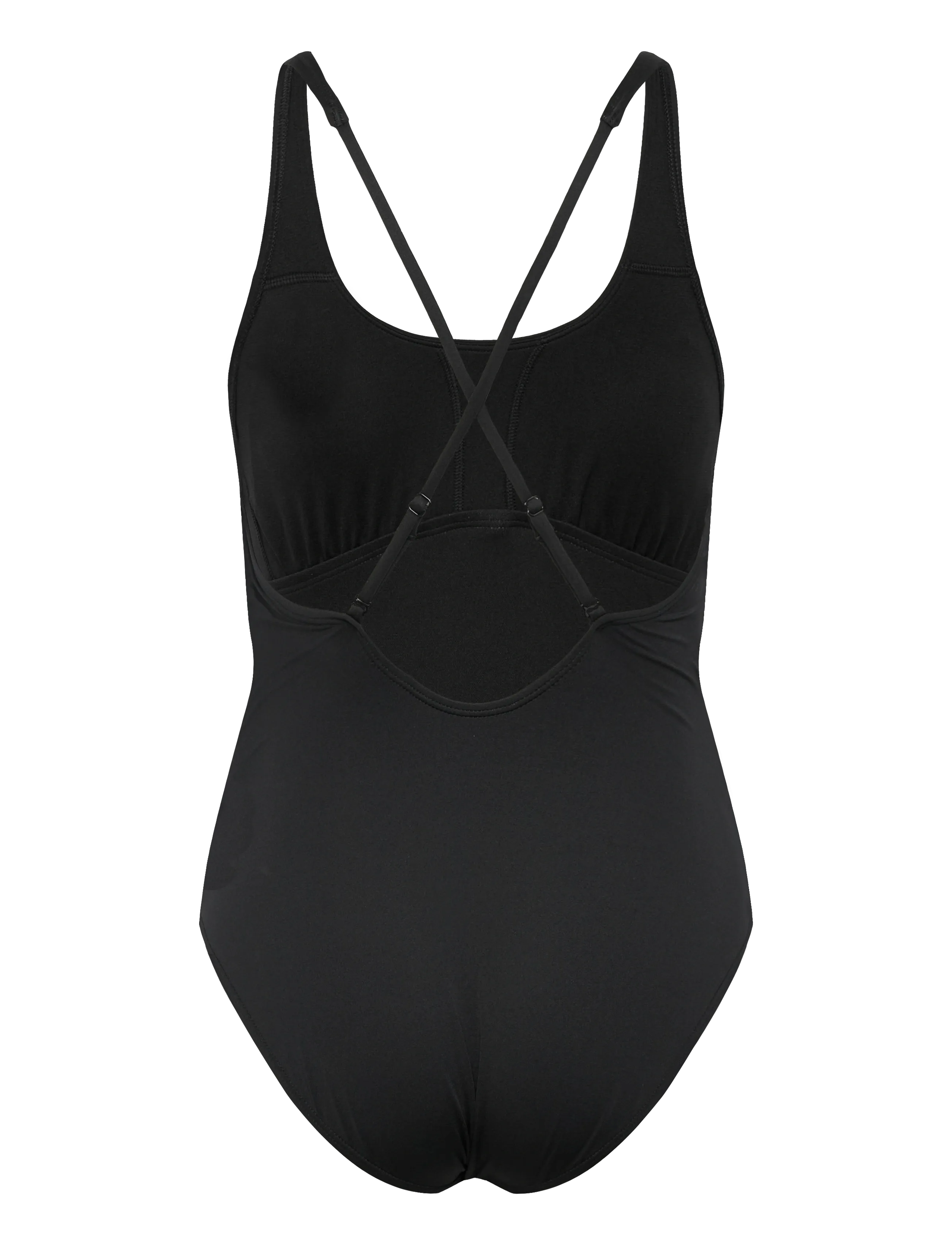 NIKE SWIM - Nike Essential Scoop Neck One Piece - sports swimwear - black - 2