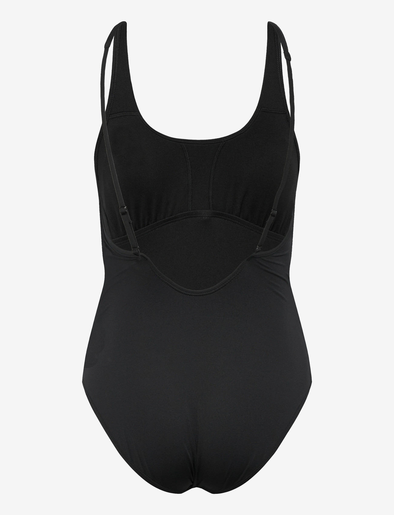 NIKE SWIM - Nike Essential Scoop Neck One Piece - sportsbadetøj - black - 4