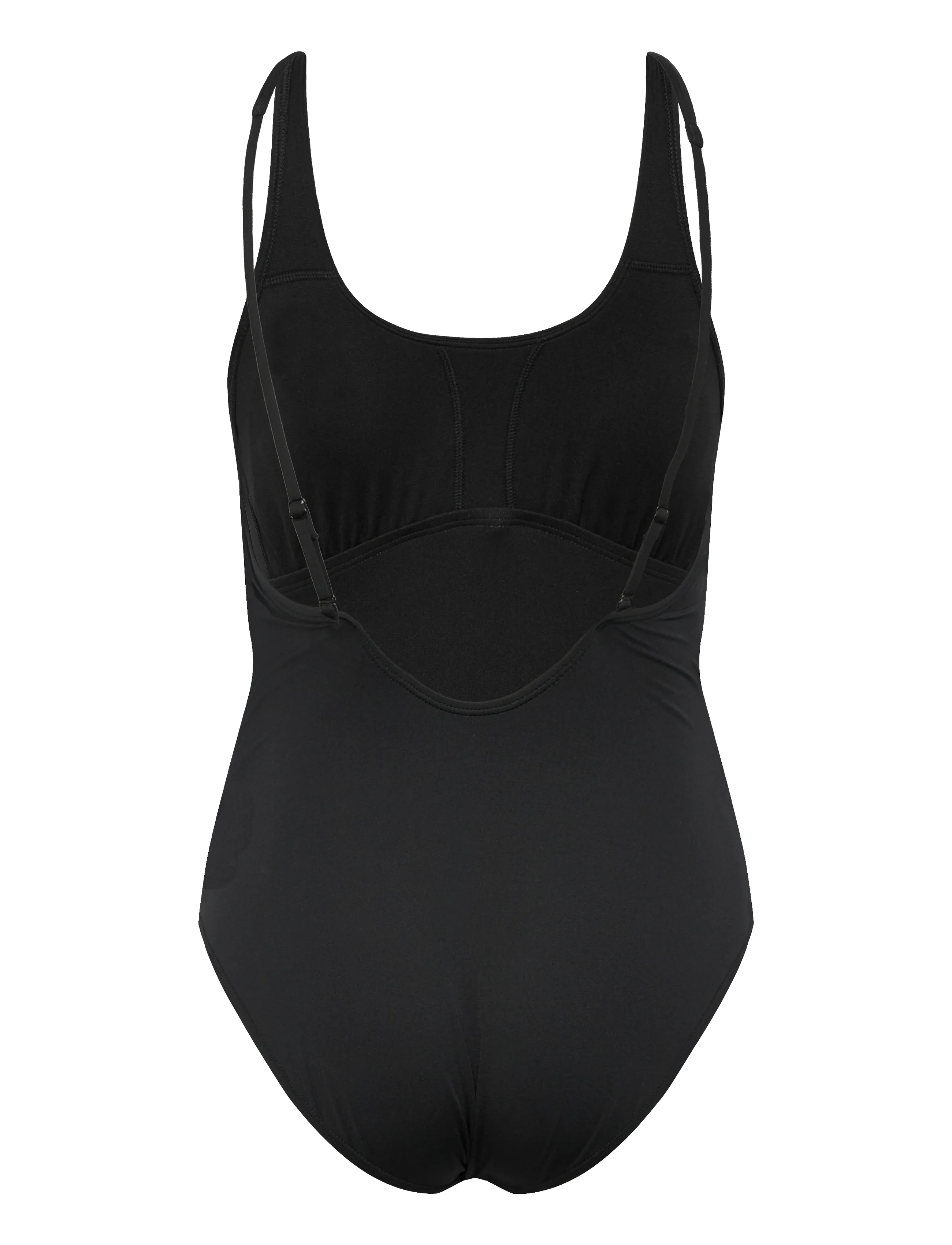 NIKE SWIM - Nike Essential Scoop Neck One Piece - sports swimwear - black - 4