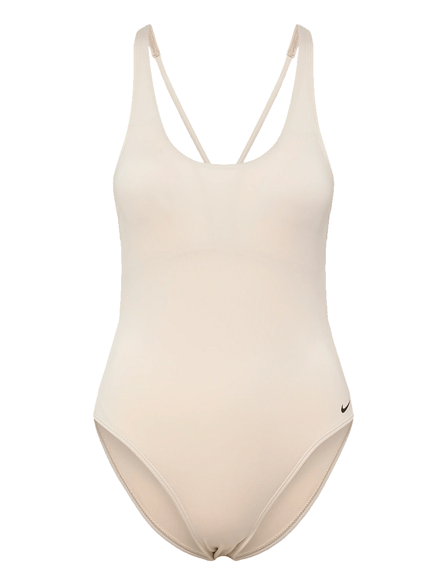 NIKE SWIM - Nike Essential Scoop Neck One Piece - spordi ujumisriided - chalk - 1