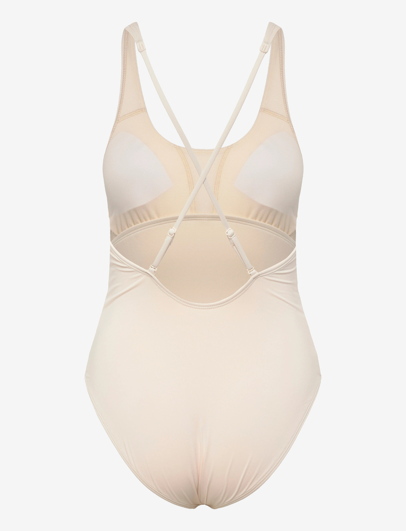 NIKE SWIM - Nike Essential Scoop Neck One Piece - sport-bademode - chalk - 2