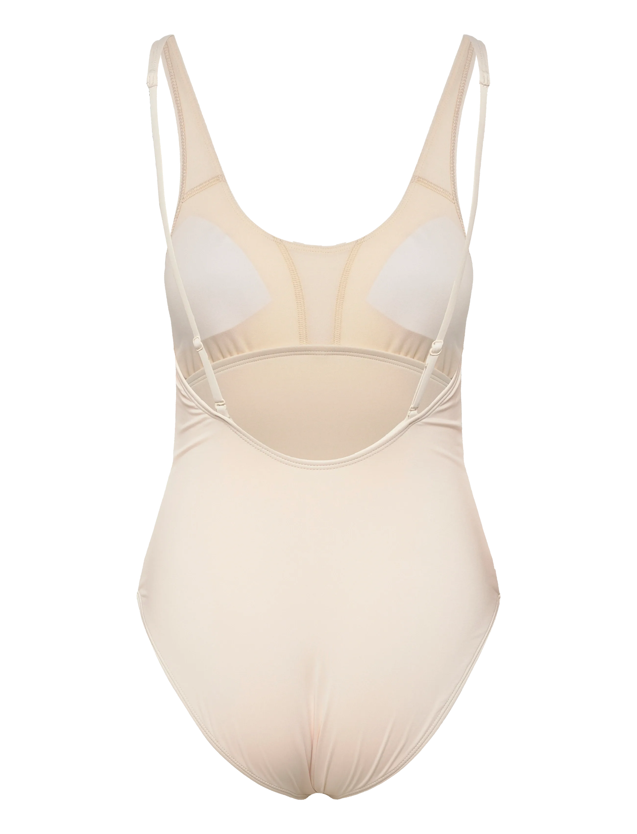NIKE SWIM - Nike Essential Scoop Neck One Piece - sports swimwear - chalk - 3