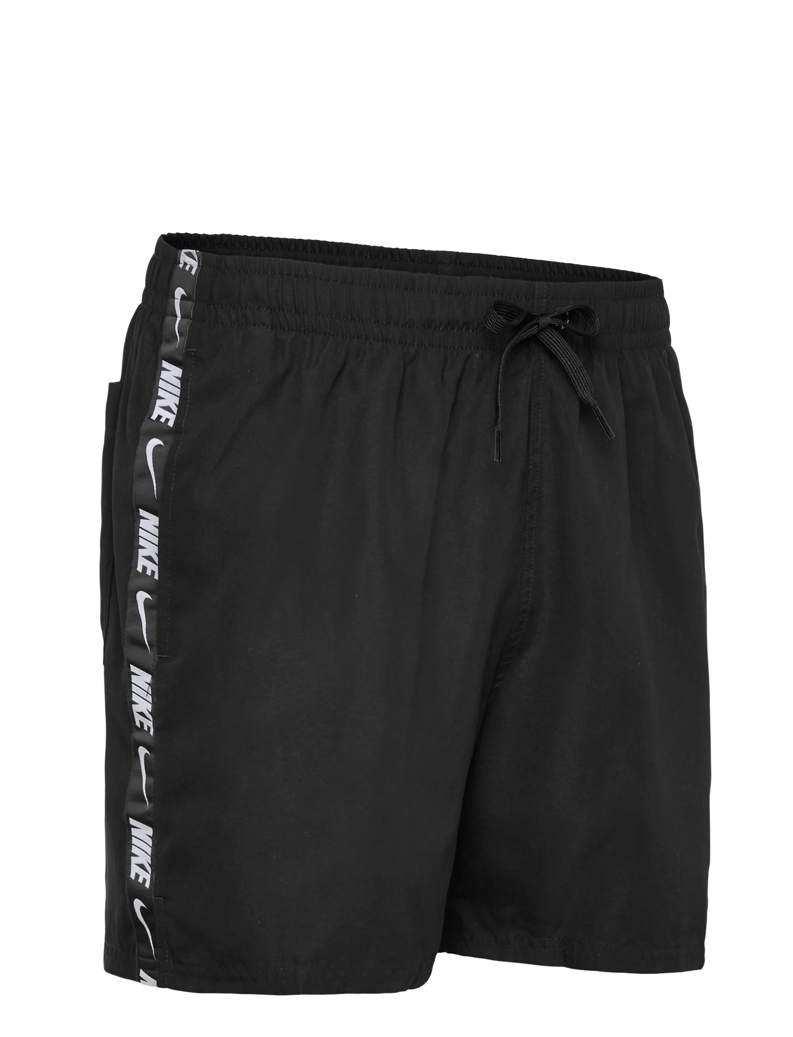 NIKE SWIM - Nike Breaker Logo Tape 5" Volley Short - sundskýlur - black - 3