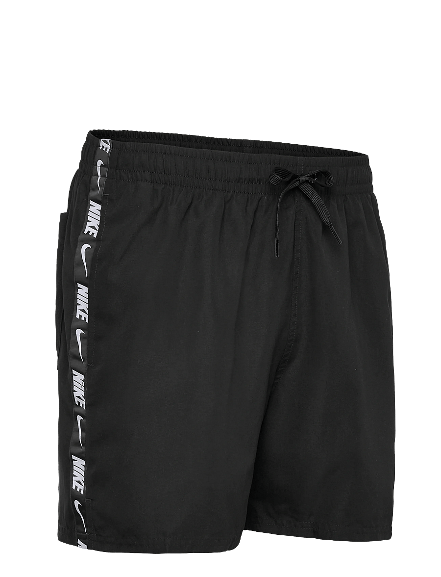 NIKE SWIM - Nike Breaker Logo Tape 5" Volley Short - badebukser - black - 3