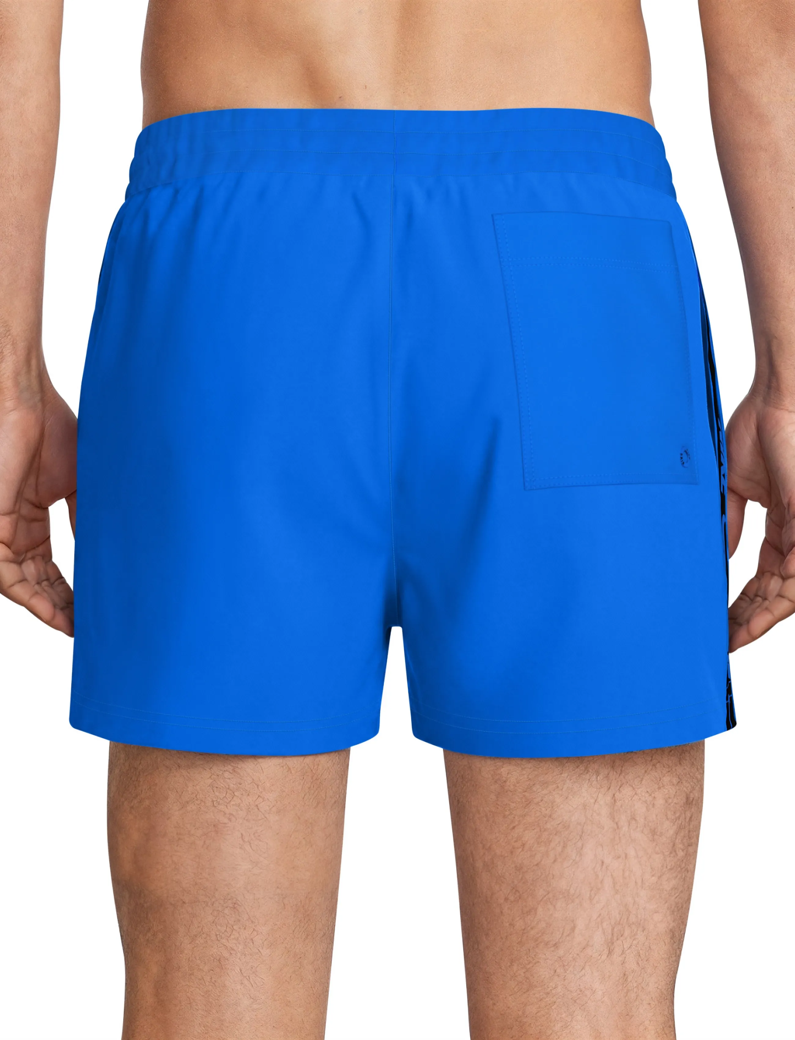 NIKE SWIM - Nike Breaker Logo Tape 5" Volley Short - lühikesed ujumispüksid - blue crystal - 3