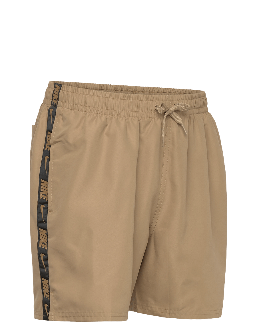 NIKE SWIM - Nike Breaker Logo Tape 5" Volley Short - swim shorts - parachute beige - 3