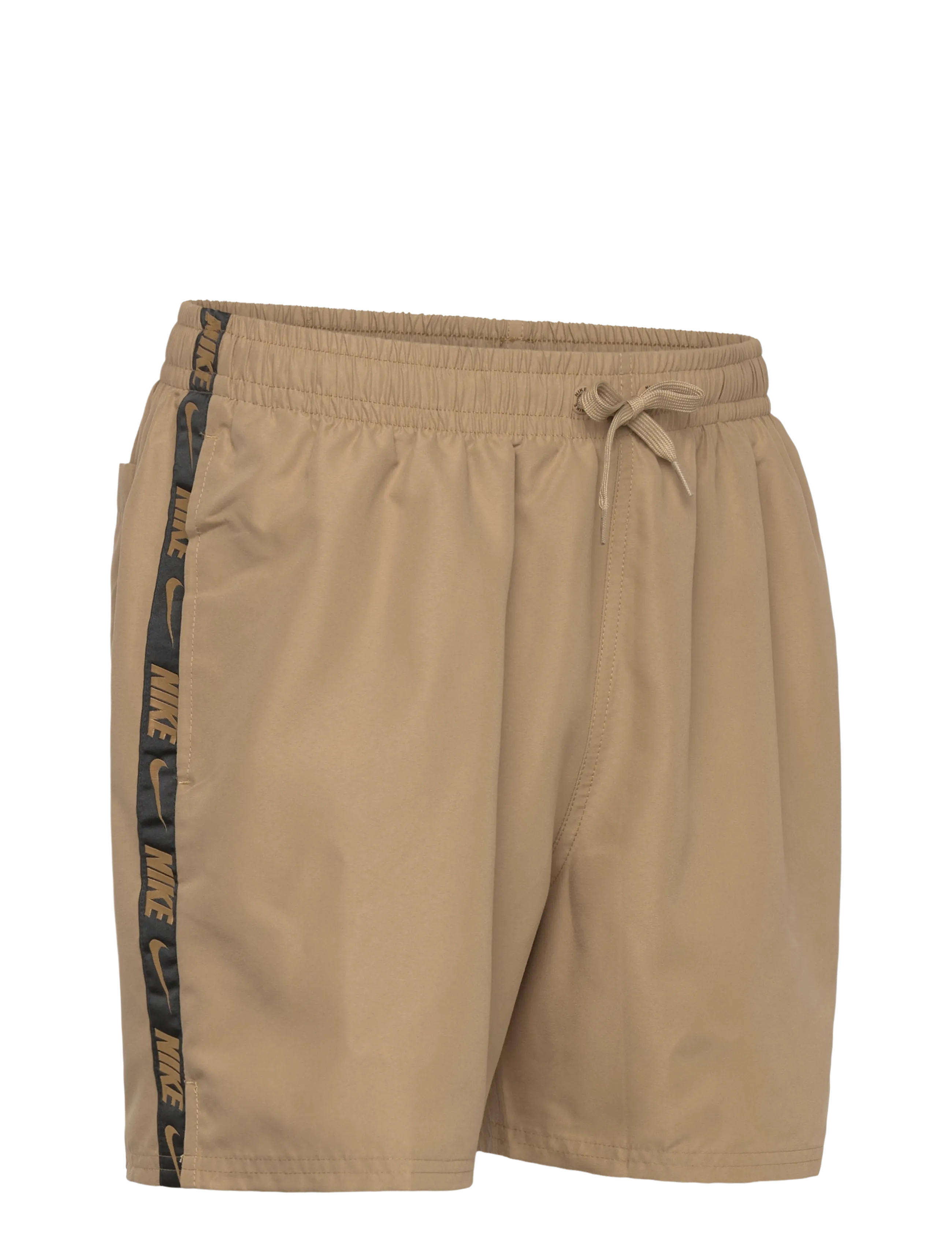 NIKE SWIM - Nike Breaker Logo Tape 5" Volley Short - badebukser - parachute beige - 3