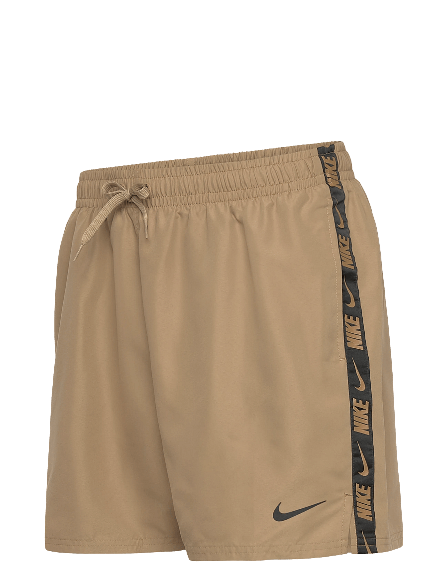NIKE SWIM - Nike Breaker Logo Tape 5" Volley Short - swim shorts - parachute beige - 4