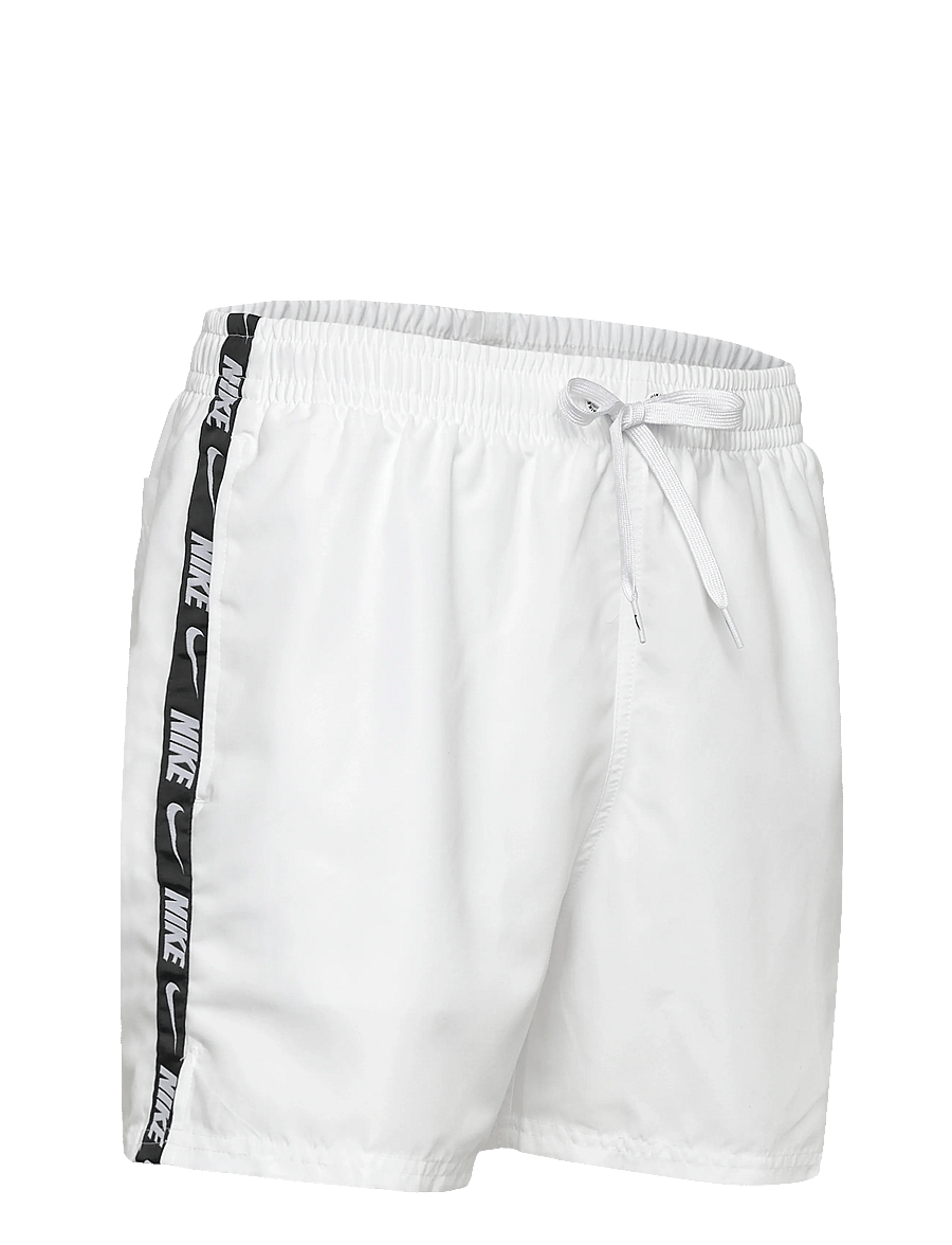 NIKE SWIM - Nike Breaker Logo Tape 5" Volley Short - lühikesed ujumispüksid - white - 3