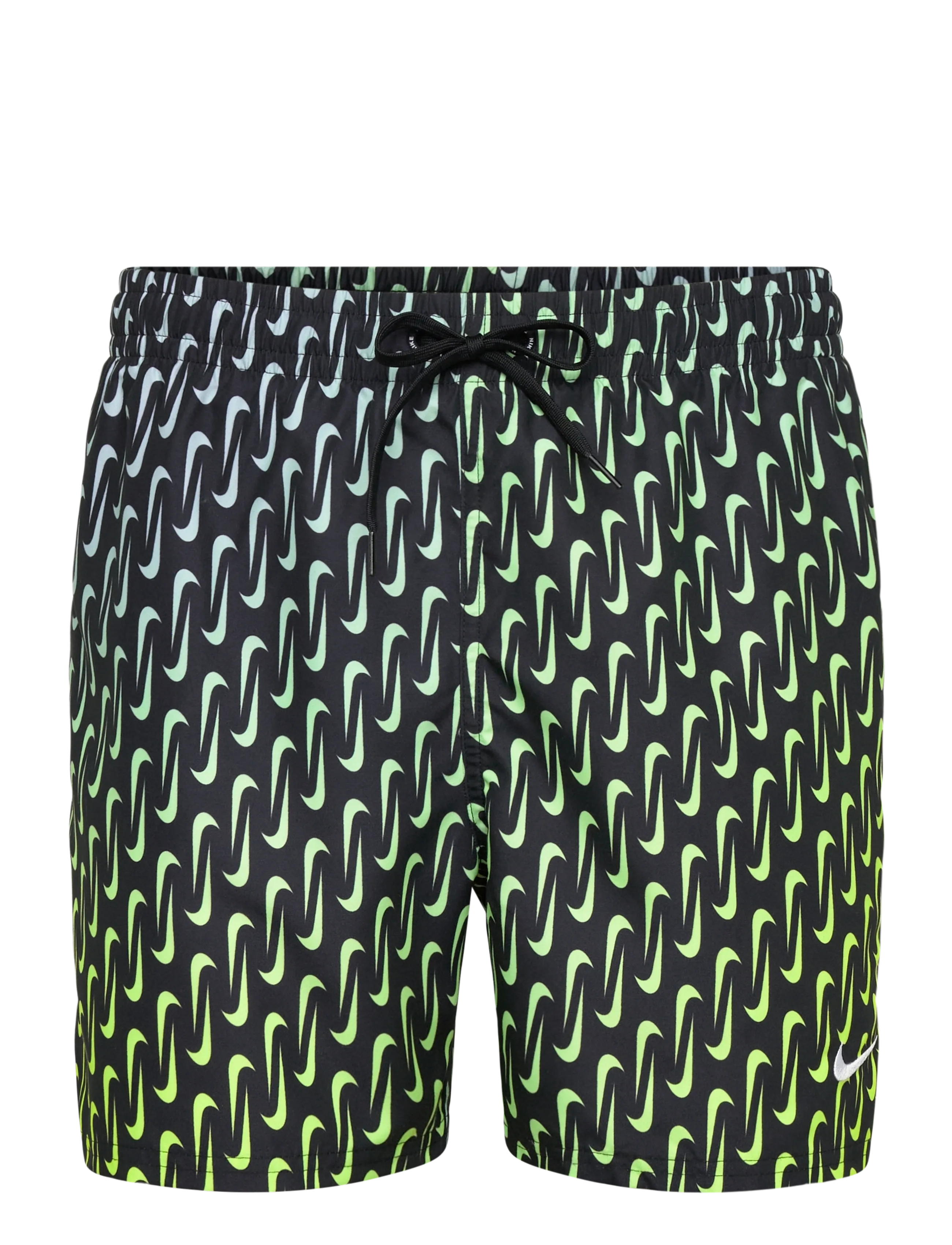 NIKE SWIM Nike Breaker Swoosh Link 5" Volley Short - Maillots de bain - BLACK / green
