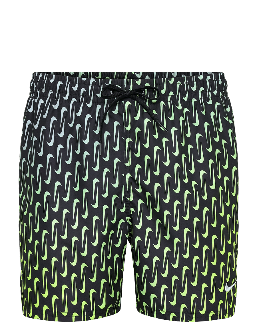 NIKE SWIM - Nike Breaker Swoosh Link 5" Volley Short - swim shorts - black - 1