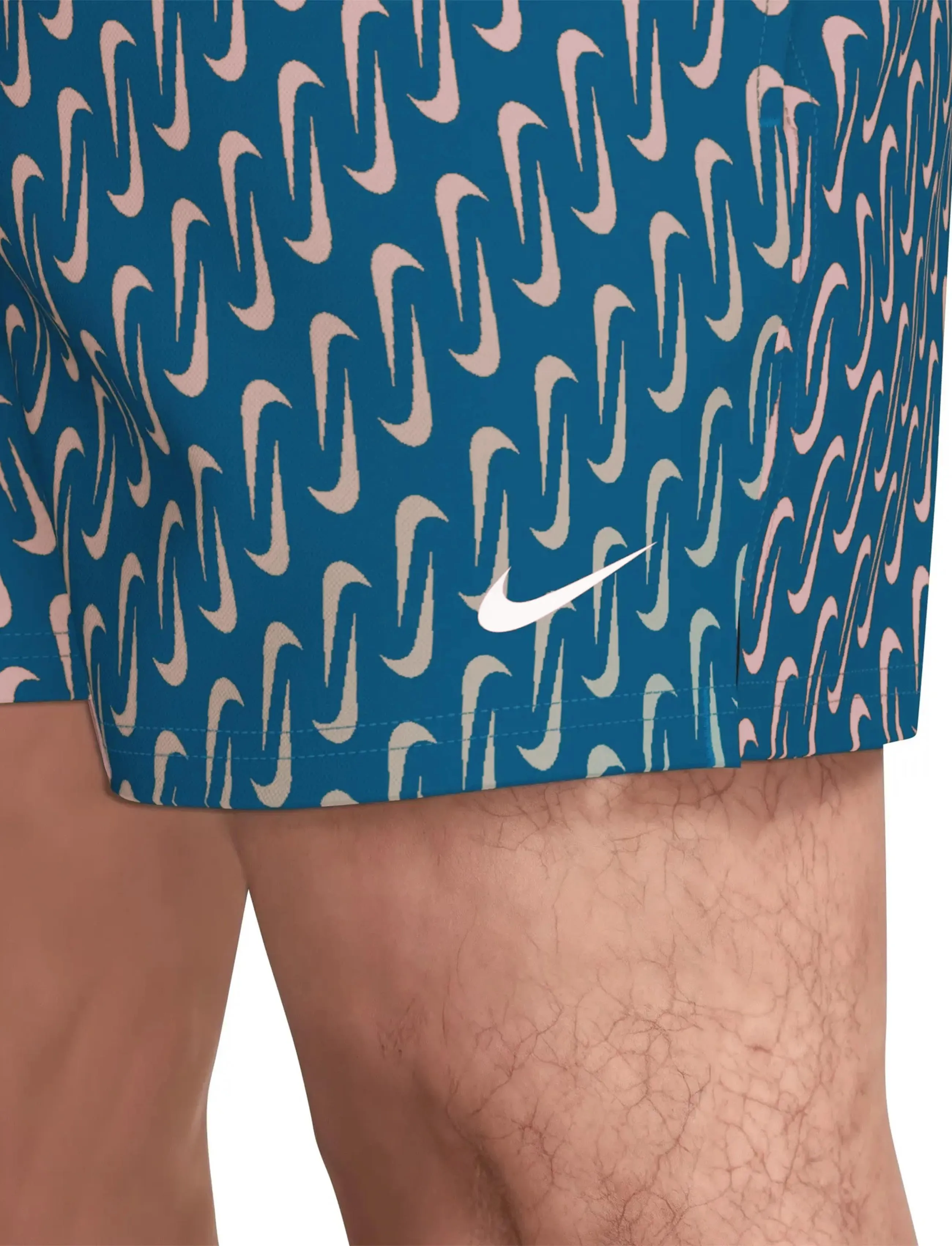 NIKE SWIM Nike Breaker Swoosh Link 5" Volley Short - Bademode - GREEN ABYSS / green