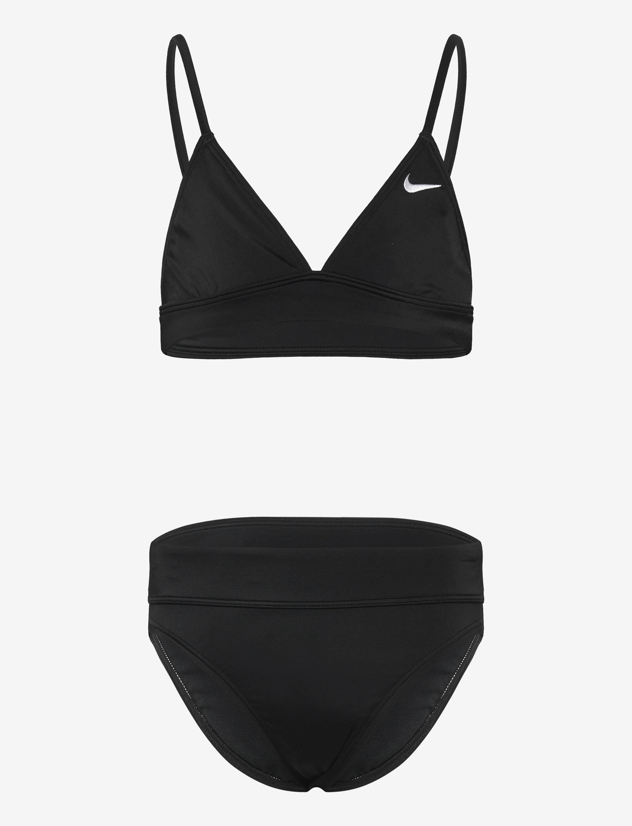 NIKE SWIM - Nike Essential Triangle Bikini Set - bikinier - black - 0
