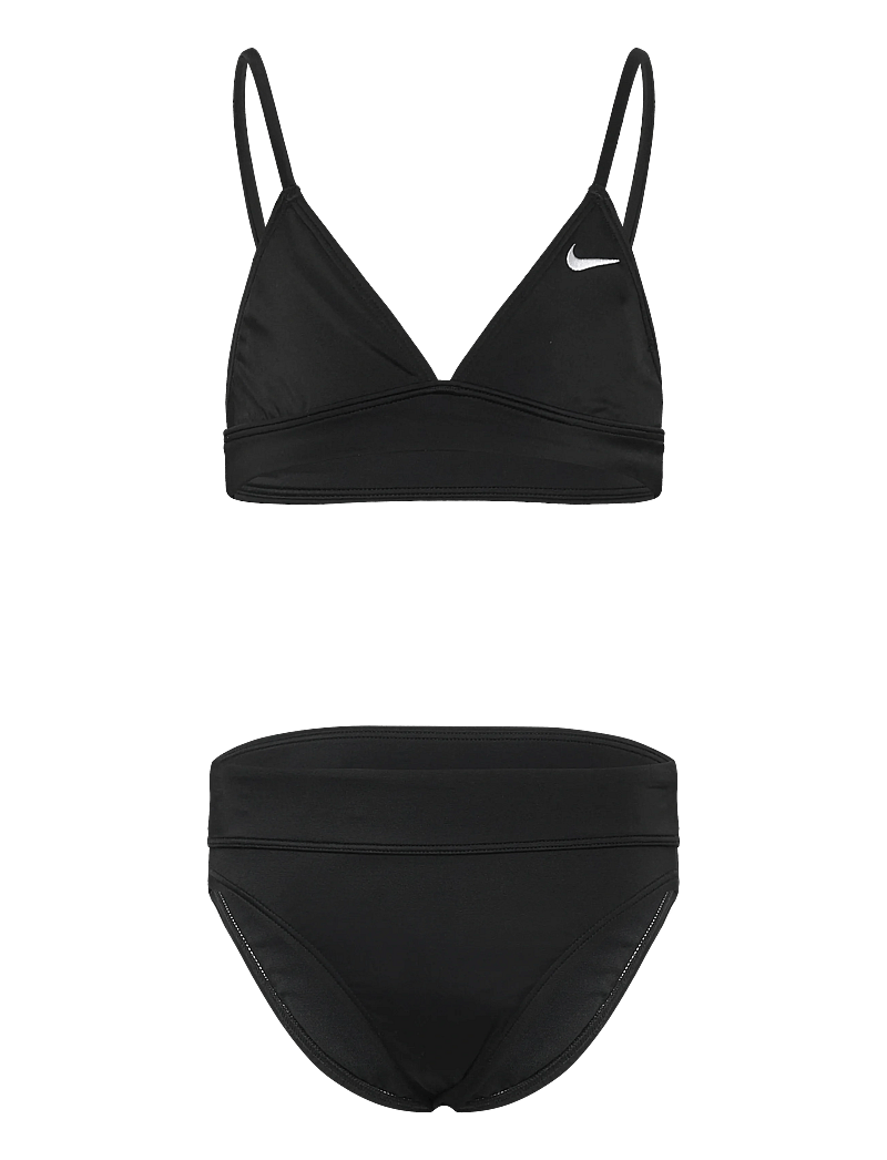 NIKE SWIM - Nike Essential Triangle Bikini Set - bikinis - black - 0