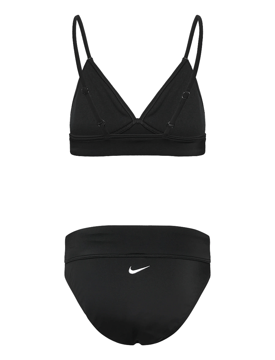 NIKE SWIM - Nike Essential Triangle Bikini Set - bikinis - black - 1