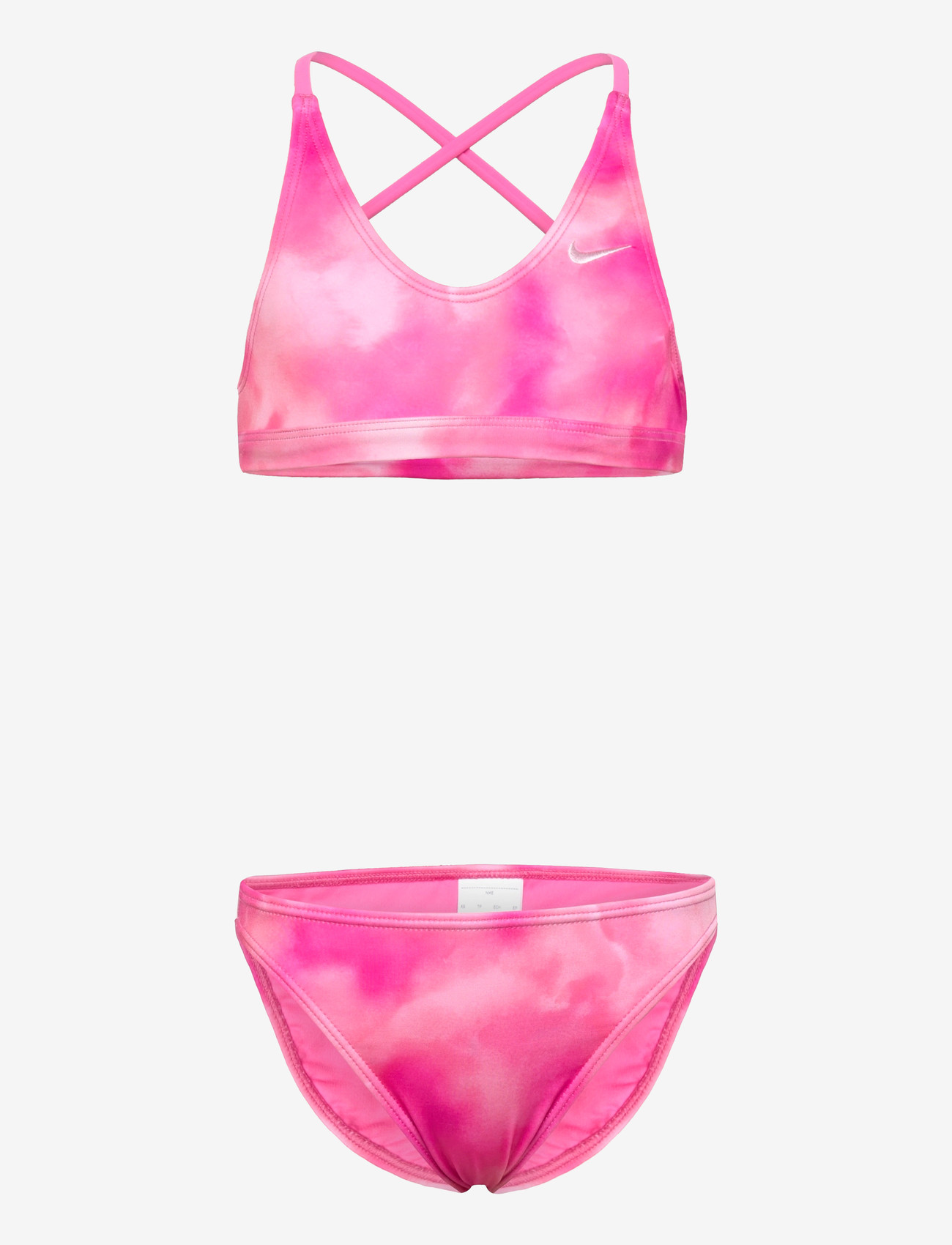 NIKE SWIM - Nike Watercolour Lace Up Bikini Set - bikinis - pink glow - 0