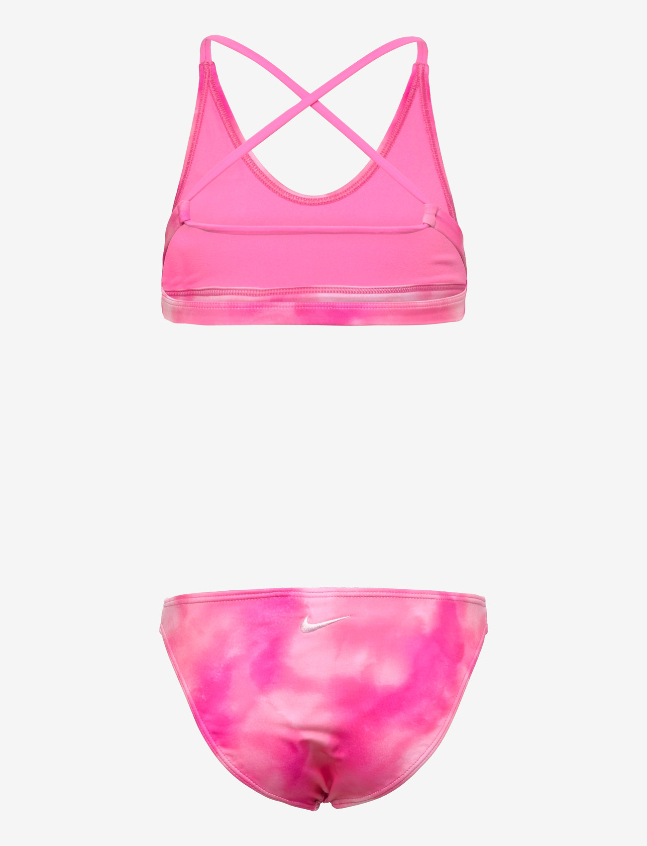 NIKE SWIM - Nike Watercolour Lace Up Bikini Set - bikinis - pink glow - 1