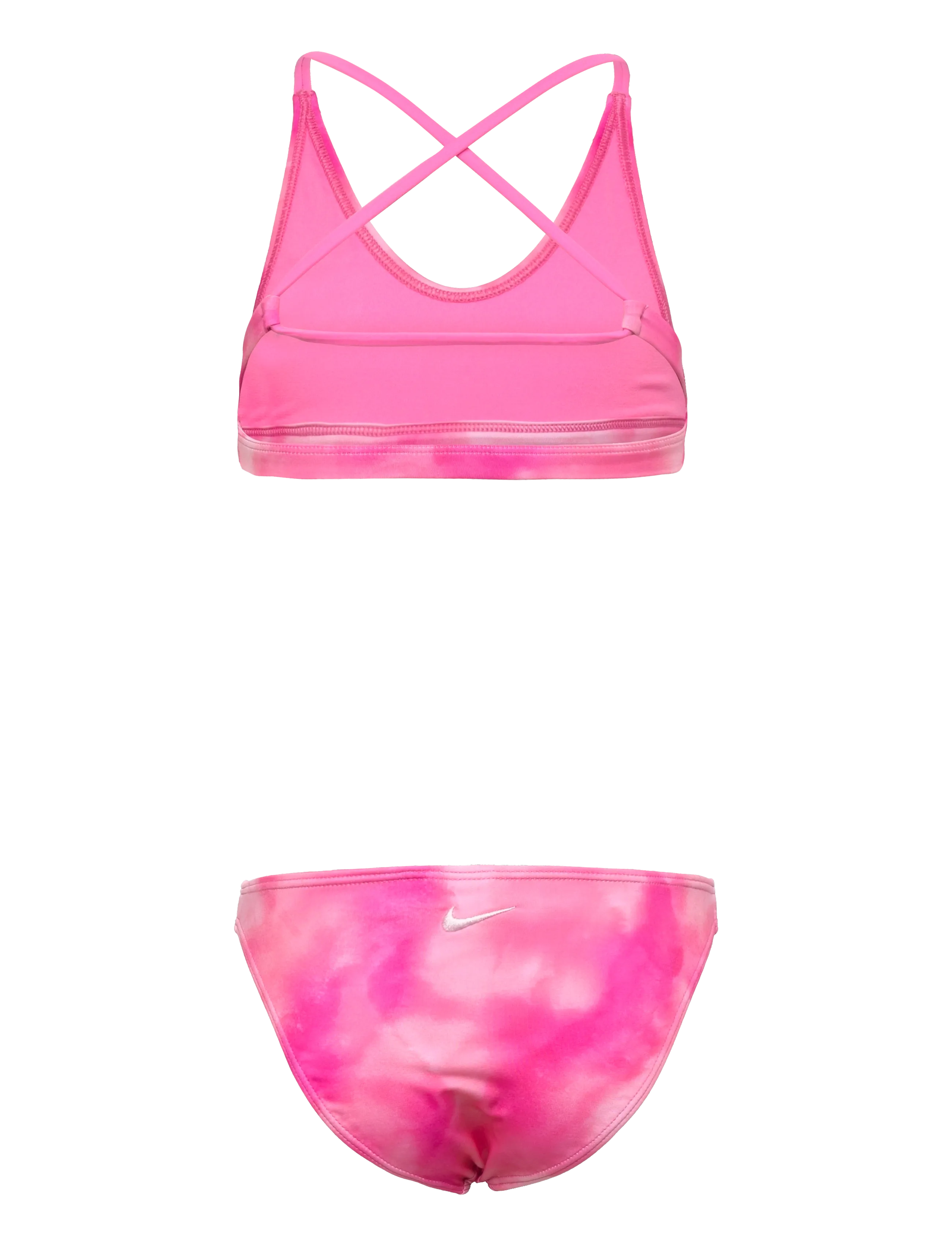 NIKE SWIM - Nike Watercolour Lace Up Bikini Set - pink glow - 1