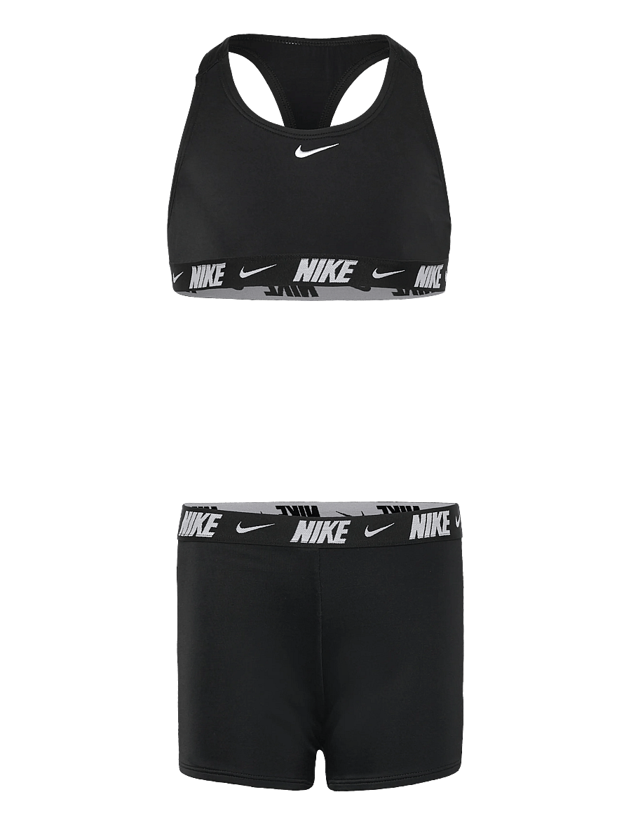 NIKE SWIM - Nike Bikini & Short Set - bikinis - black - 0