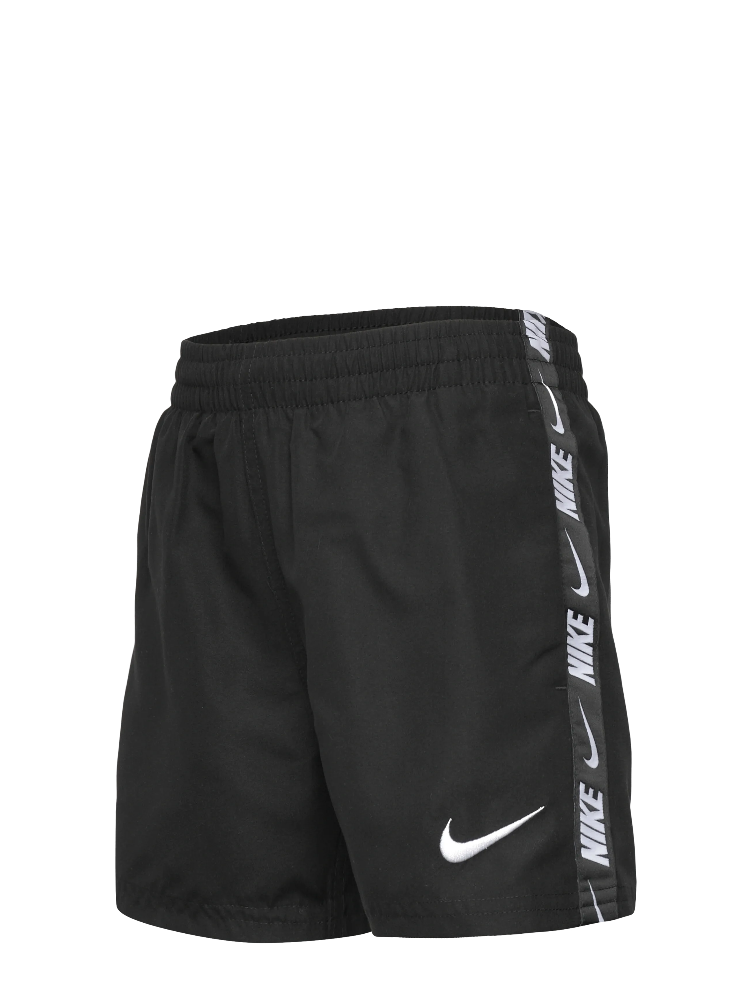 NIKE SWIM - Nike Breaker Logo Tape 4" Volley Short - badebukser - black - 2