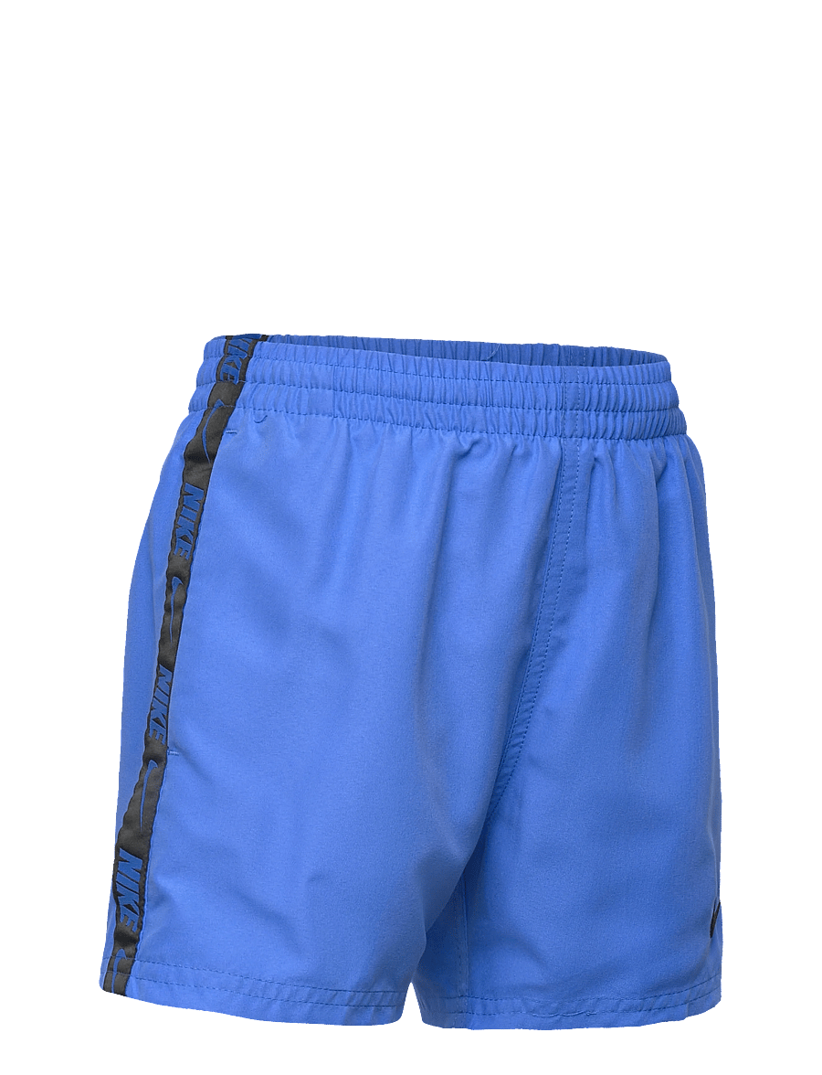 NIKE SWIM - Nike Breaker Logo Tape 4" Volley Short - badehosen - blue crystal - 3