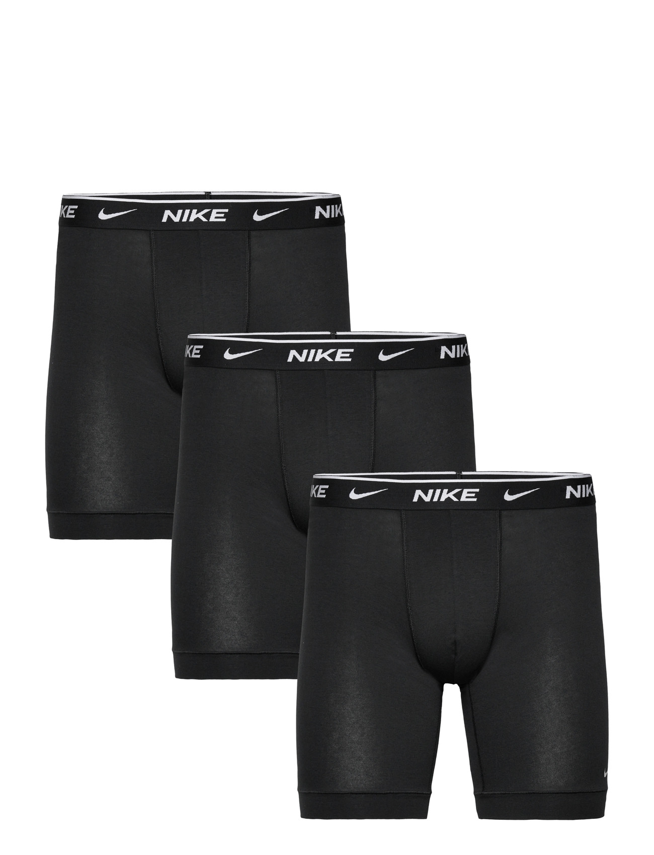 NIKE Underwear Long Boxer Brief 3Pk - Black - XS