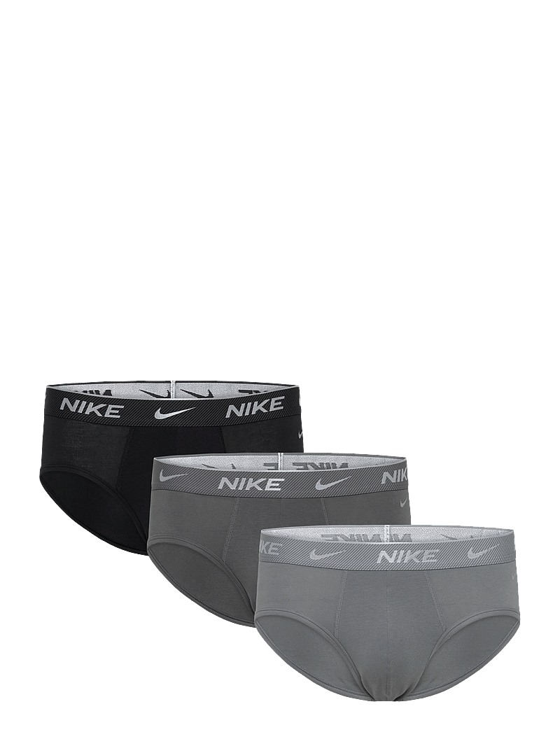 NIKE Underwear - BRIEF 3PK - unterwäsche - blk/irn gry/cool gry h shn txtrd wb - 0