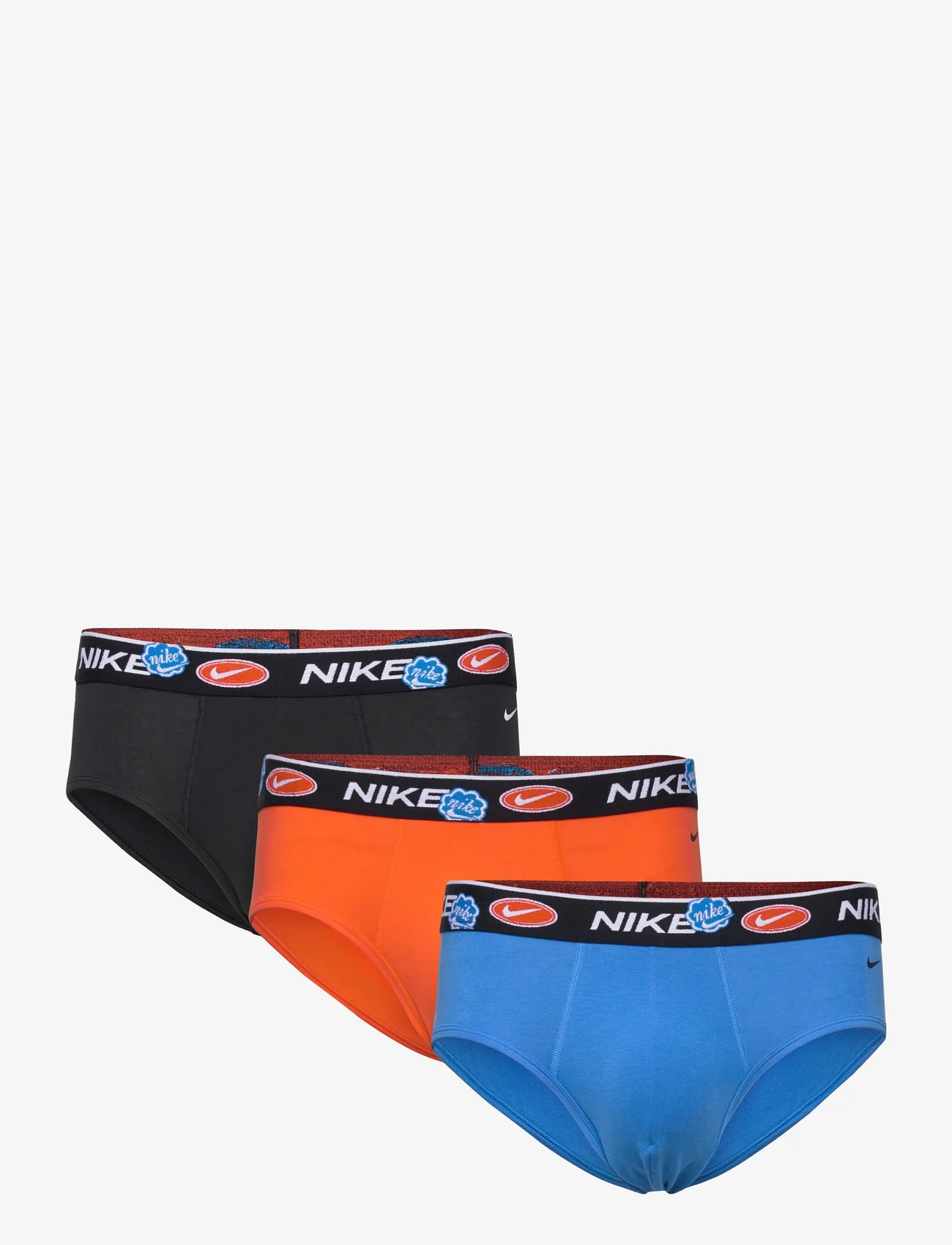 NIKE Underwear - BRIEF 3PK - mažiausios kainos - stckr wb/blk/team orange/photo blue - 0