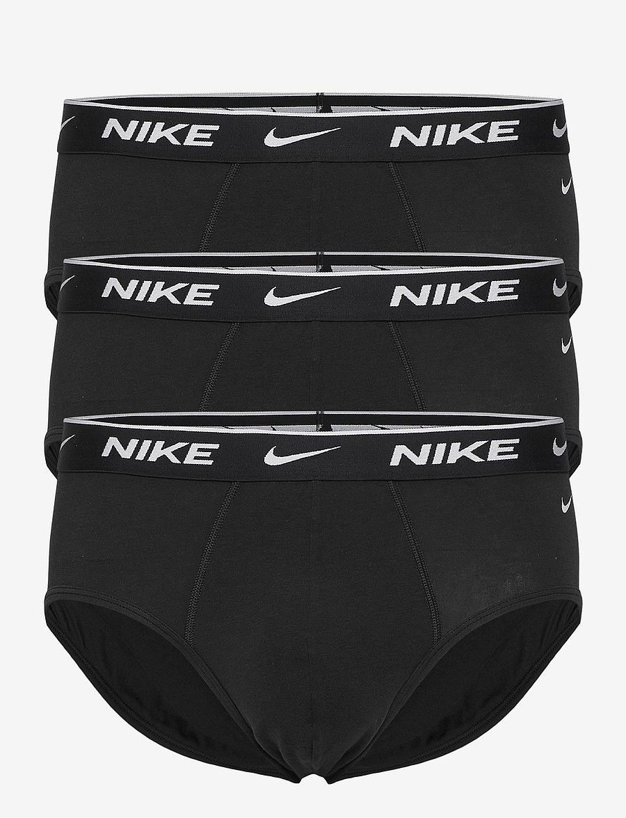 NIKE Underwear - BRIEF 3PK - unterwäsche & socken - black - 0