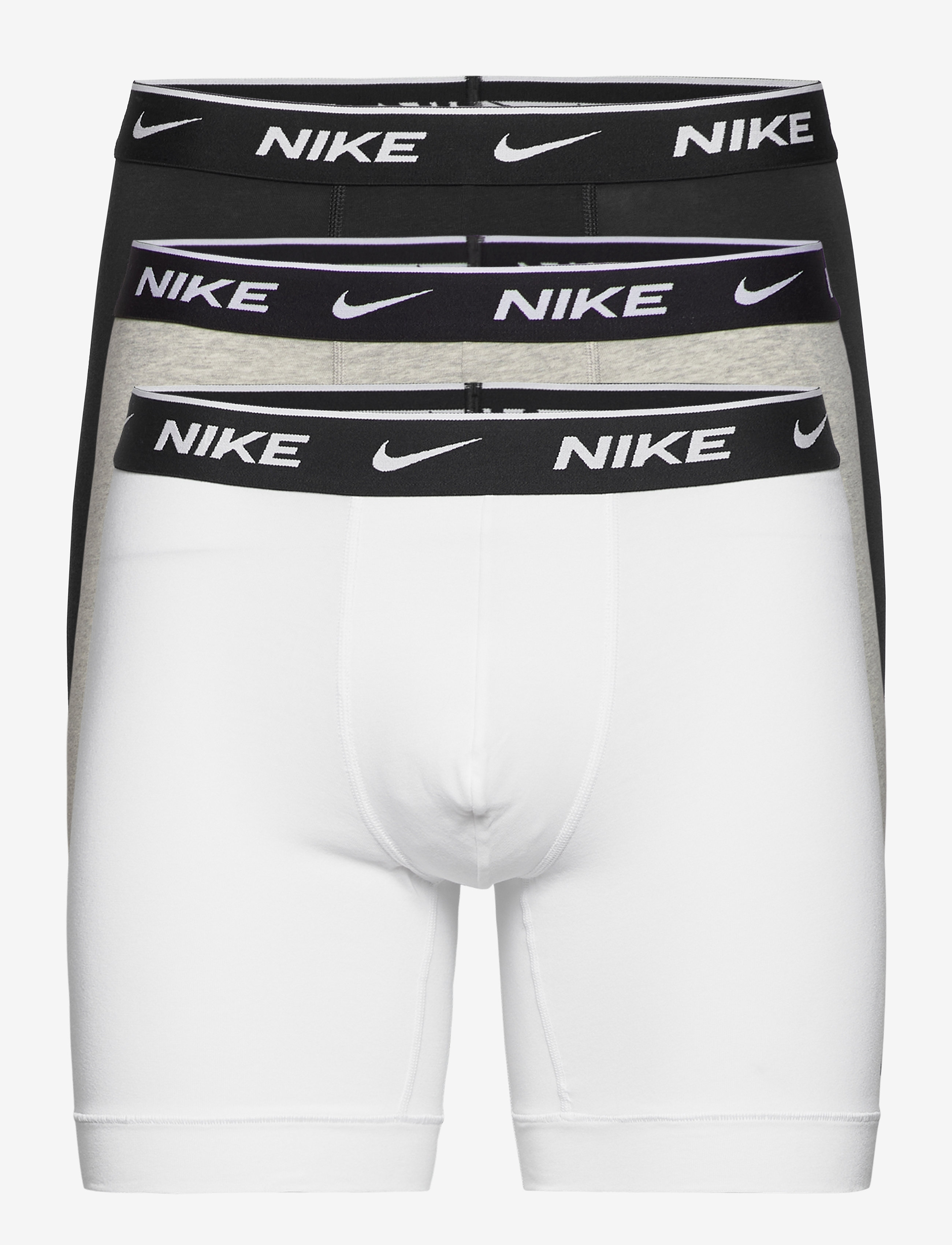 BOXER BRIEF 3PK - WHITE/GREY HEATHER/BLACK