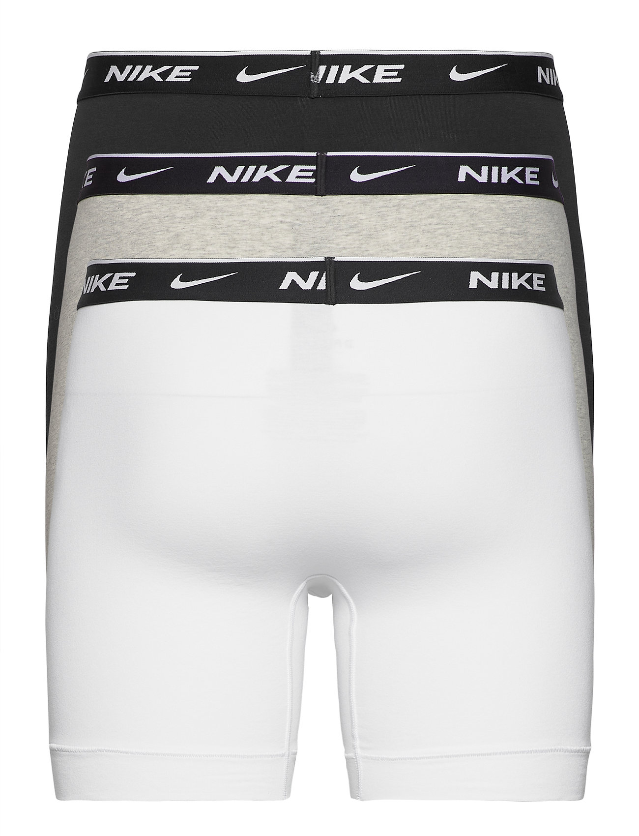 NIKE Underwear - BOXER BRIEF 3PK - alushousut monipakkauksessa - white/grey heather/black - 1