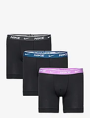 NIKE Underwear - BOXER BRIEF 3PK - blk/rsh fch wb/ind blu wb/nthrct wb - 0