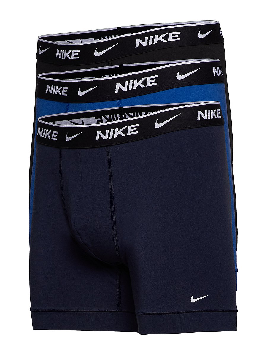 NIKE Underwear - BOXER BRIEF 3PK - boxerkalsonger - obsidian game royal black - 2