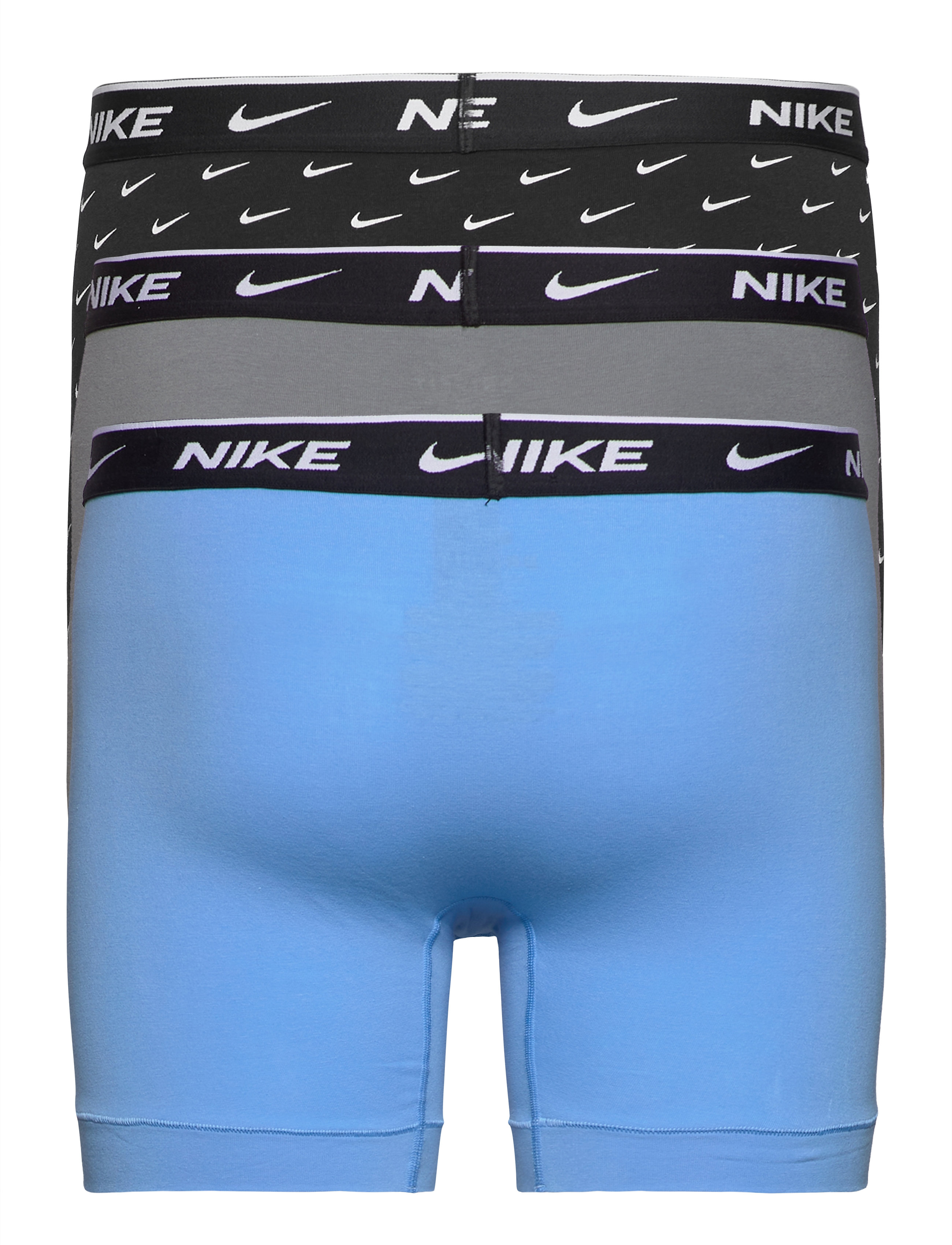 NIKE Underwear - BOXER BRIEF 3PK - boxershorts - swoosh print cool grey university b - 1