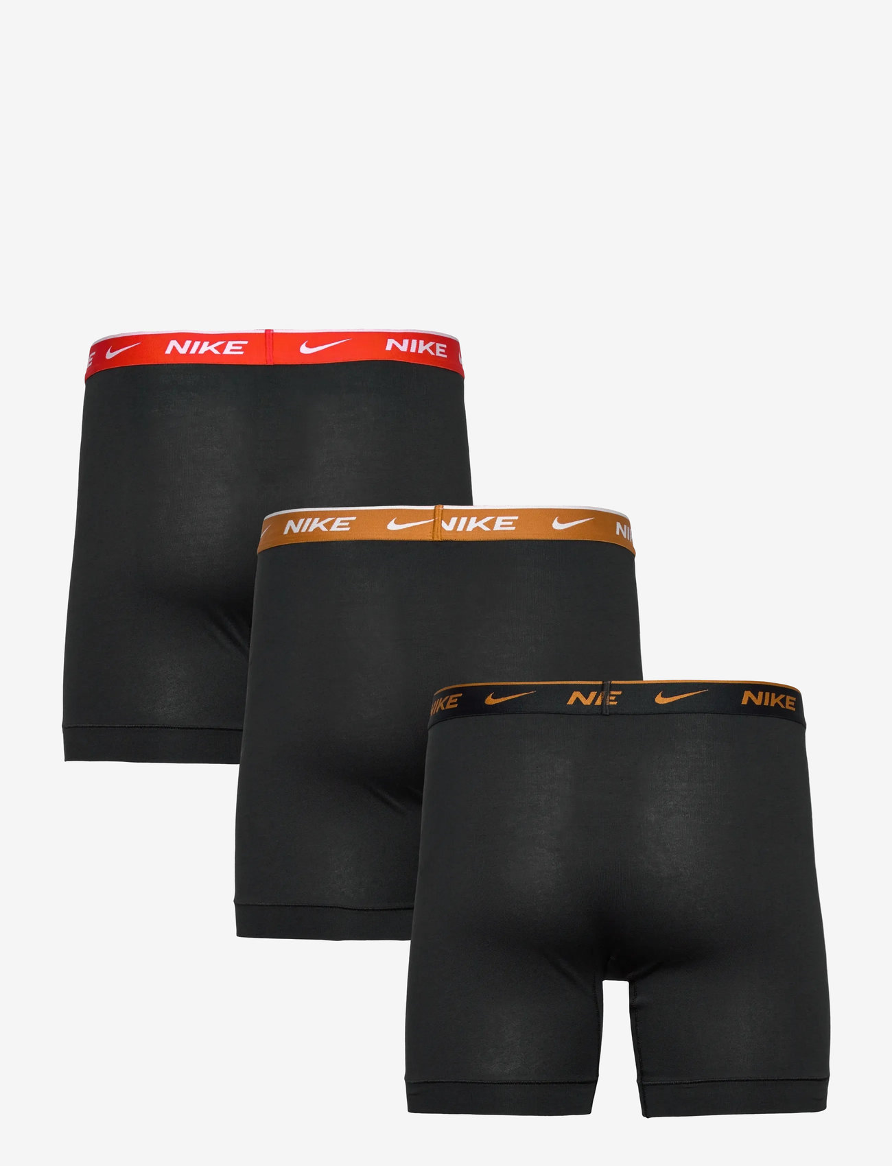 NIKE Underwear - BOXER BRIEF 3PK - boxerkalsonger - blk light crimsn/desrt ochre/blk wb - 1