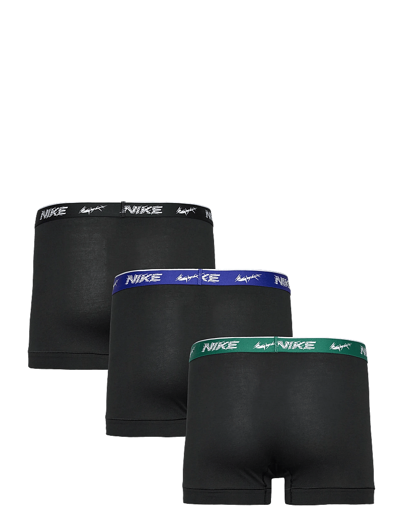NIKE Underwear - TRUNK 3PK - boxer briefs - blk evrgrn au/dp ni/ anth shttrd wb - 1