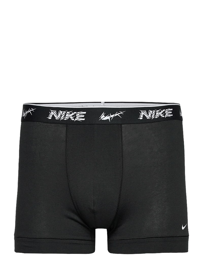 NIKE Underwear - TRUNK 3PK - boxer briefs - blk evrgrn au/dp ni/ anth shttrd wb - 4