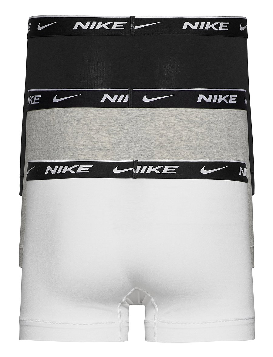 NIKE Underwear - TRUNK 3PK - boxershorts - white grey heather black - 1