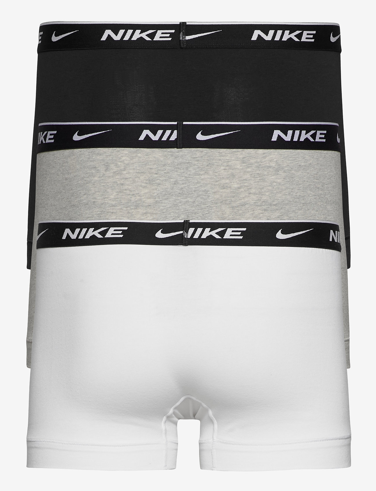 NIKE Underwear - TRUNK 3PK - trunks - white/grey heather/black - 1