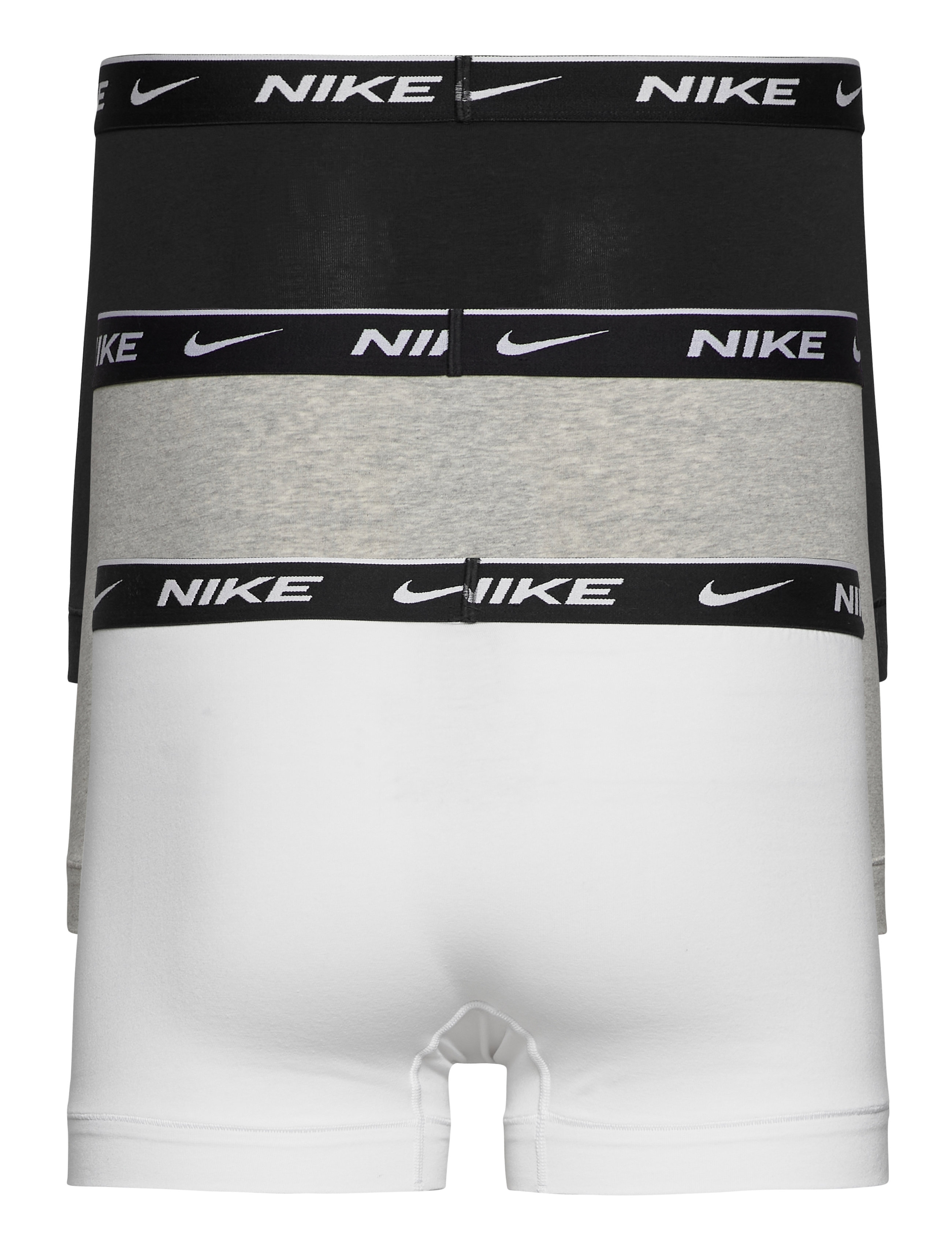 NIKE Underwear - TRUNK 3PK - boxershorts - white grey heather black - 1