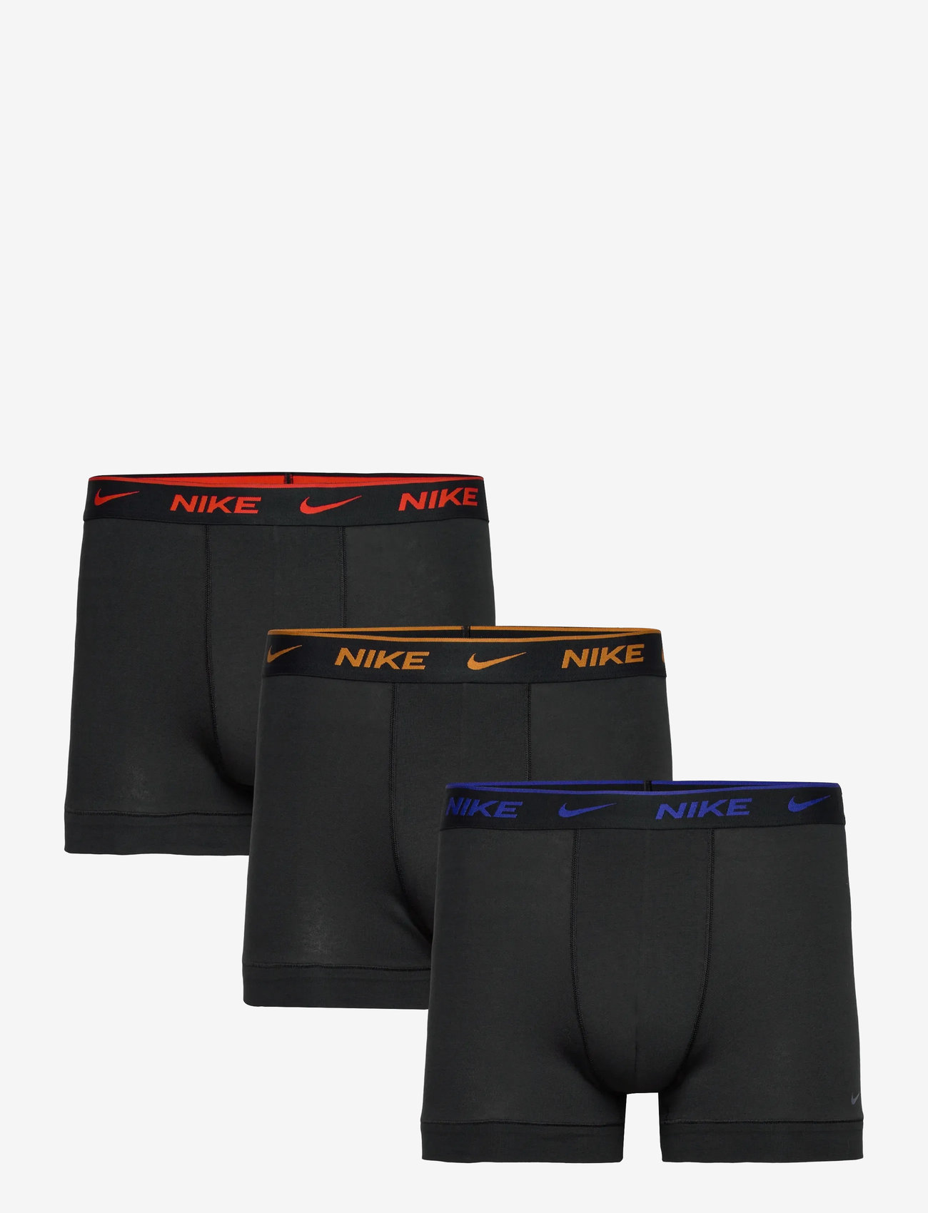 NIKE Underwear - TRUNK 3PK - boxerkalsonger - blk lig crim/des och/dp nht logo wb - 0