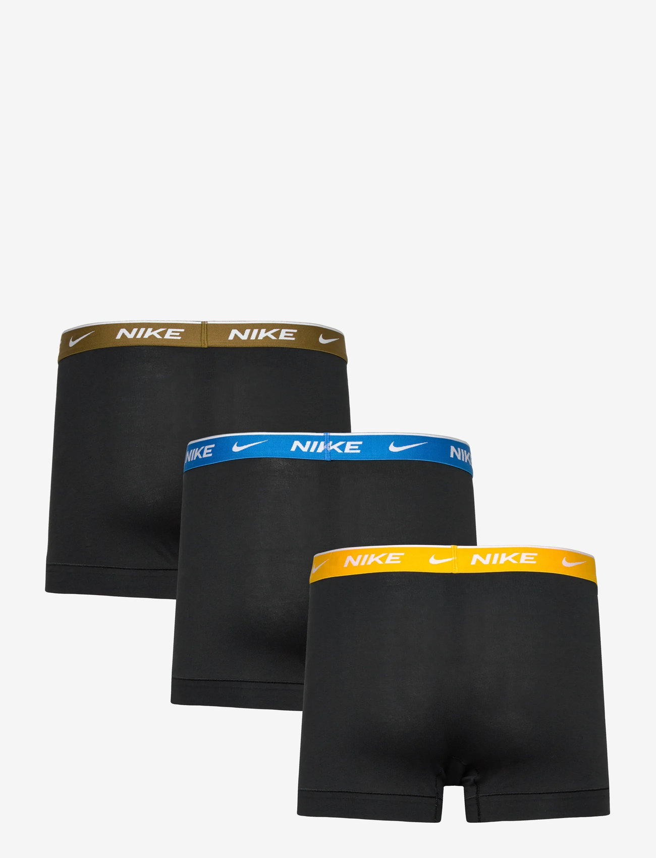NIKE Underwear - TRUNK 3PK - trunks - blk uni gld/lig phto blu/olv flk wb - 1