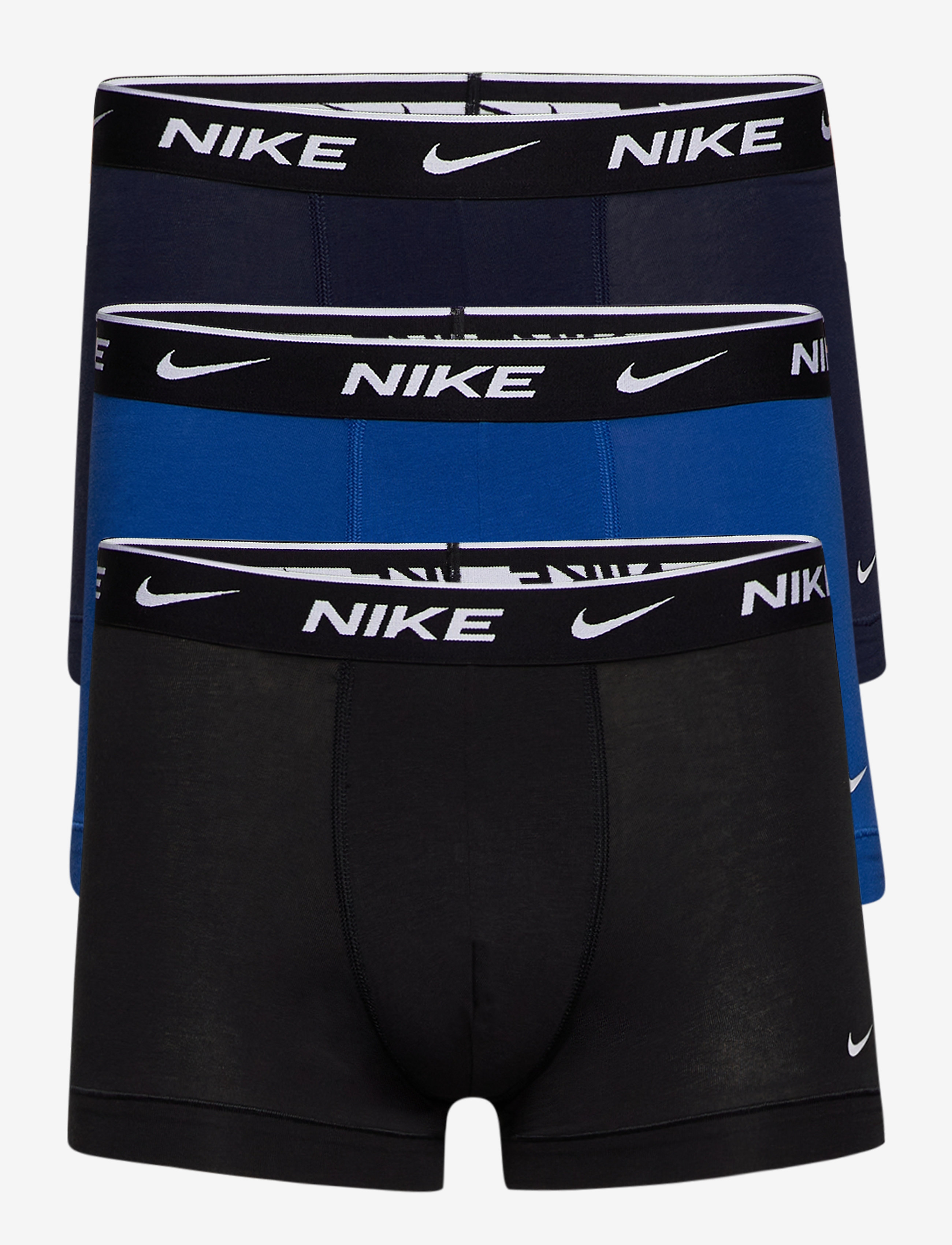 NIKE Underwear TRUNK 3PK - Boxershorts - OBSIDIAN GAME ROYAL BLACK / black
