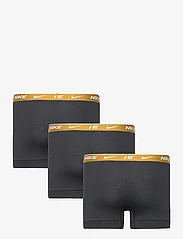 NIKE Underwear - TRUNK 3PK - madalaimad hinnad - black/buff gold wb - 1