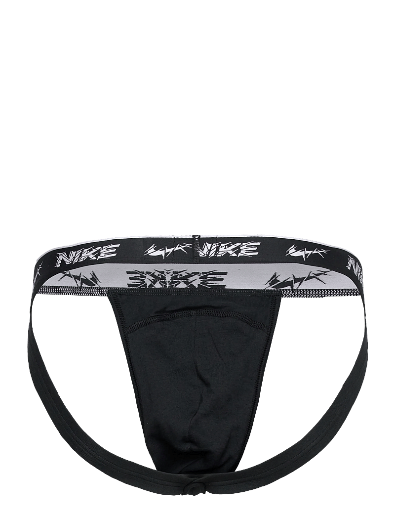 NIKE Underwear - JOCK STRAP 3PK - underwear - blk evrgrn a/dp ngt/anthr shttrd wb - 5