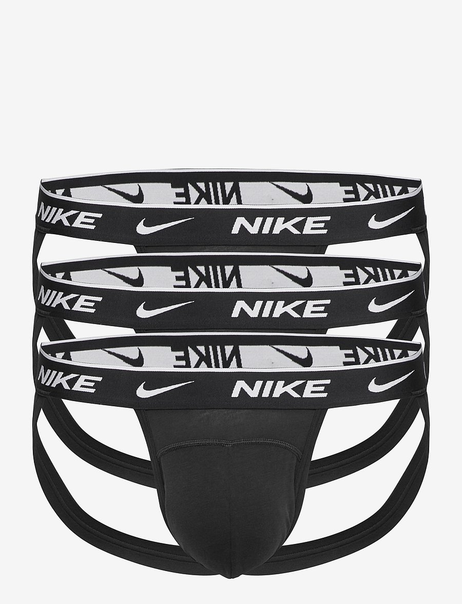 NIKE Underwear - JOCK STRAP 3PK - skridtbeskyttere - black - 0